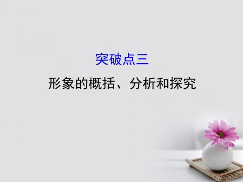 2018年高考语文一轮复习1.2.2.3形象的概括、分析和探究课件新人教版