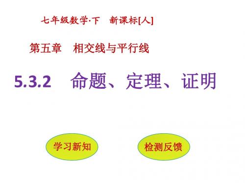 5.3.2 命题、定理、证明