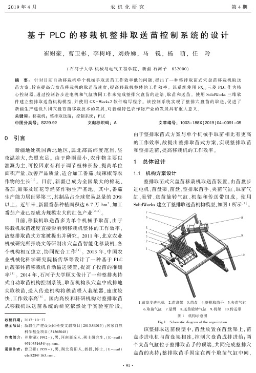 基于PLC的移栽机整排取送苗控制系统的设计