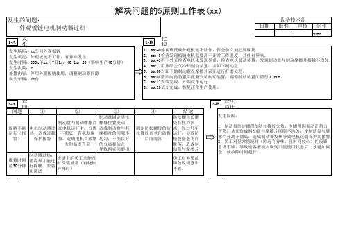 五原则报告