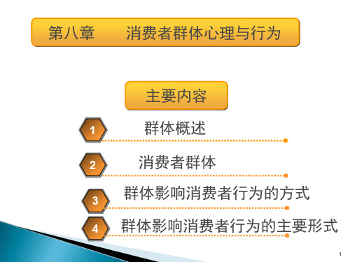 消费者群体心理与行为ppt课件