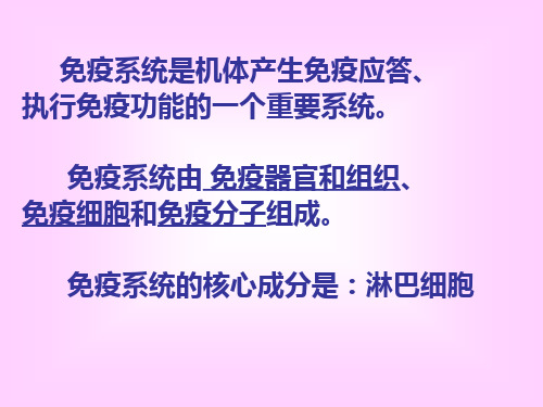 2)免疫器官和免疫组织(终稿13年3月7日)