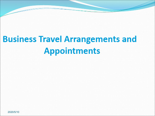 Business Travel Arrangements(商务旅行安排)