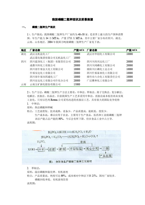 我国磷酸二氢钾现状及前景展望