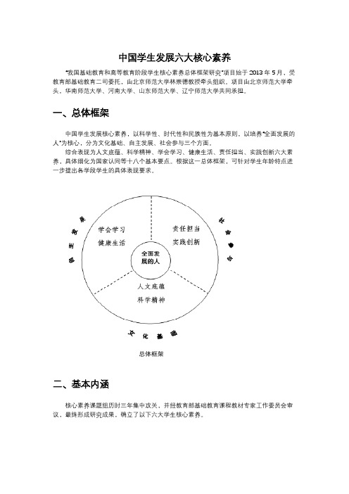 【免费下载】4中国学生发展核心素养