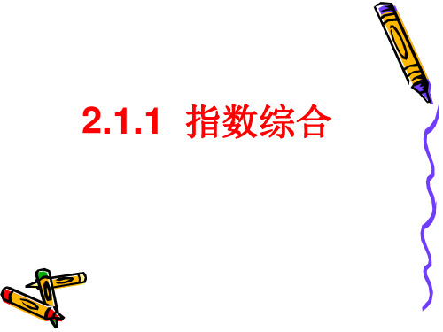 2.1.1(3)指数综合