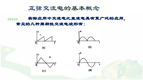 电工基础(第2版)课件：正弦交流电的基本概念