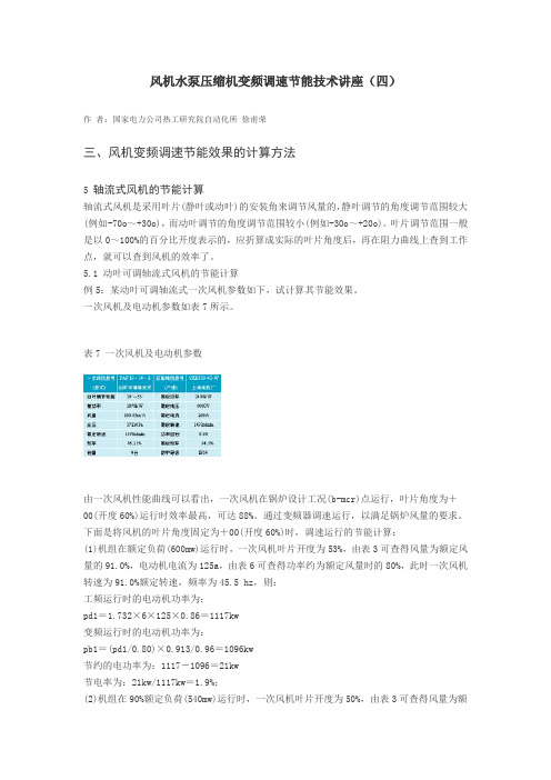 风机水泵压缩机变频调速节能技术讲座(四)