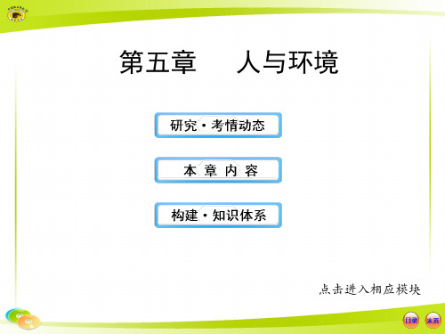 【最新】版高中生物全程复习方略配套课件(苏教版)：3.5人与环境