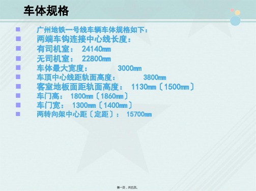 城市轨道交通车辆技术《车体技术参数》