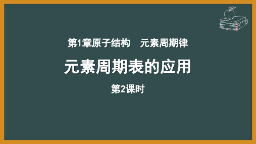 鲁科版高中化学必修二 元素周期表的应用 原子结构元素周期律课件(第2课时)