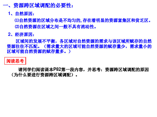 课件5.1资源的跨区域调配以我国西气东输为例.ppt