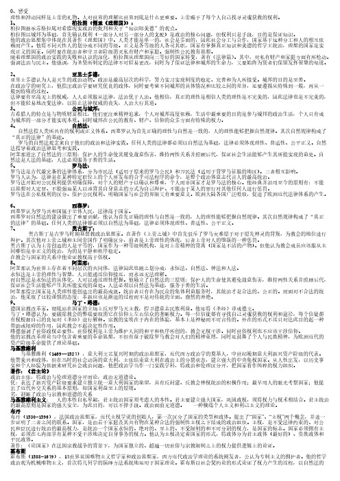 唐士其西方政治思想史复习资料-推荐下载