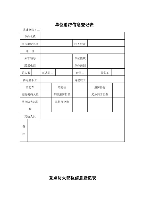 [整理版]消防台帐表格（空）