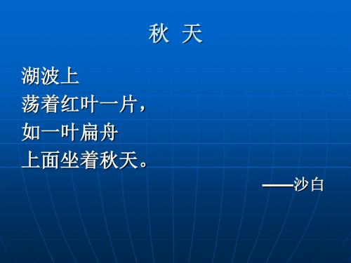 六年级语文24大自然的文字 课件4