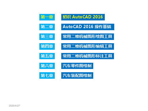 初识 AutoCAD 2016