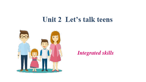 牛津译林2020 必修一 Unit2 Integrated skills 课件