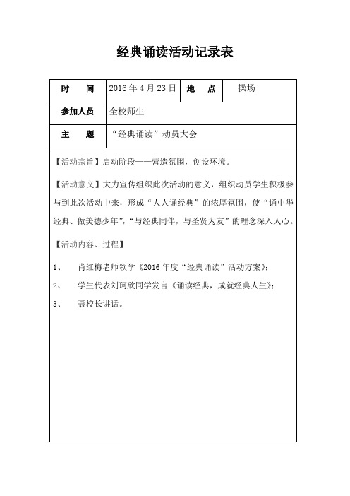 经典诵读活动记录表[1].doc--2012