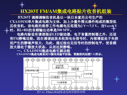 HX203T收音机