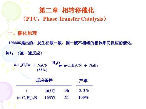 3.2 有机合成-相转移催化剂 课件 PTC