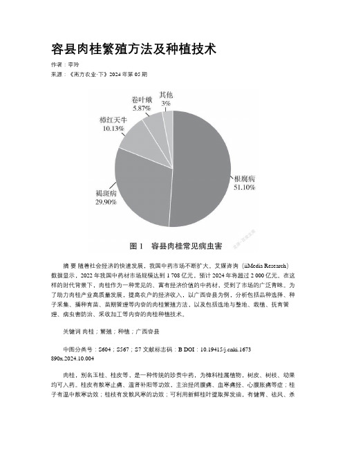 容县肉桂繁殖方法及种植技术