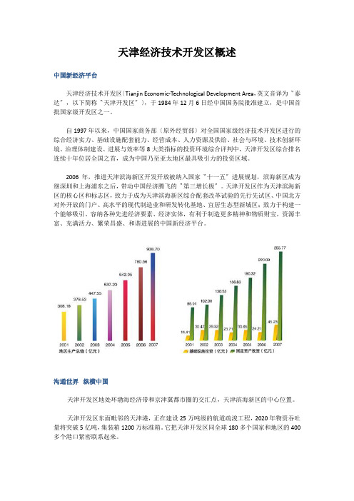 天津经济技术开发区概述