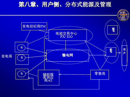 电力市场第八章 用户侧及分布式能源及管理