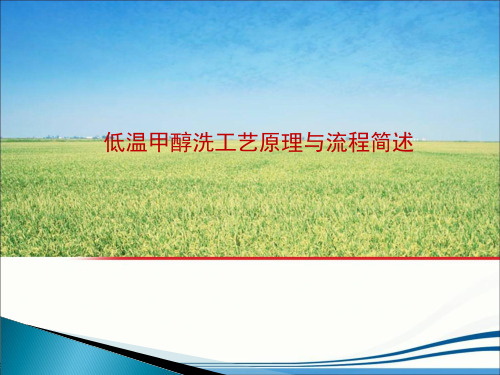 低温甲醇洗ppt