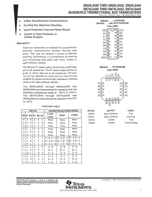 SN54LS444资料