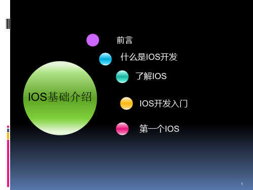 IOS讲义之入门简介PPT课件