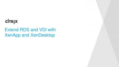 XenDesktop 7.7 - 微软价值合作篇深入解析