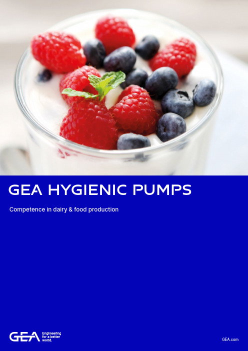 GEA Hygienic Pumps 产品说明书