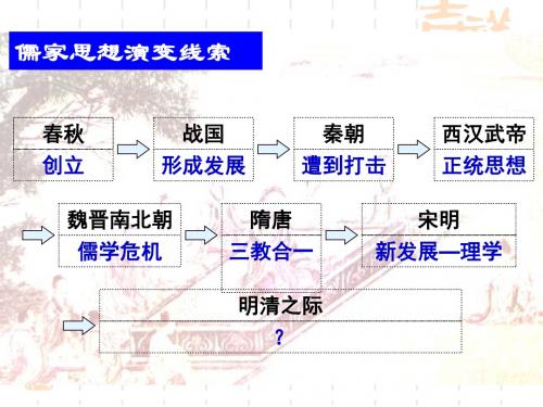 5、明清之际的进步思潮