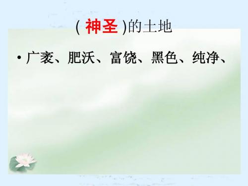 这片土地是神圣的课件(精彩版.)