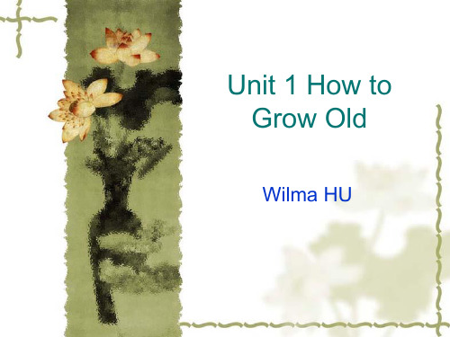 How to Grow Old,罗素