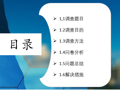 大学生网络游戏时间调查报告PPT专题演示