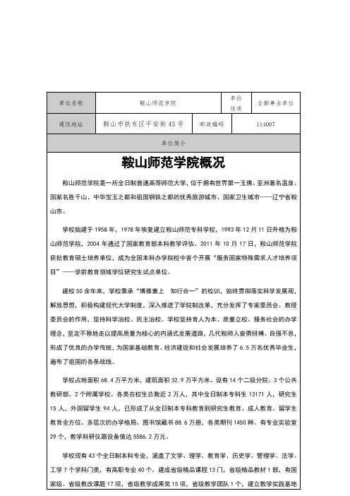 单位名称
