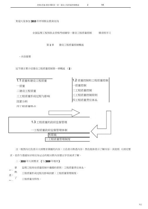 控制-质量-精讲-02-第一章:建设工程质量控制概述2