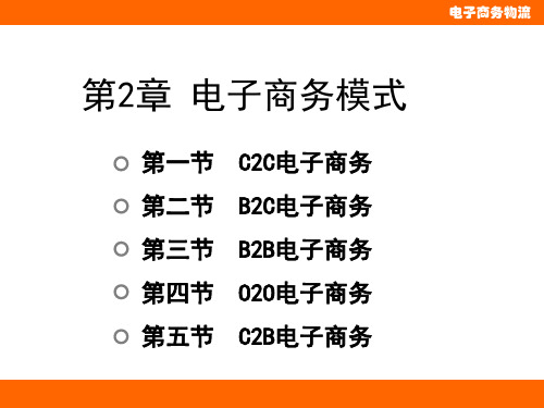 第2章 电子商务模式
