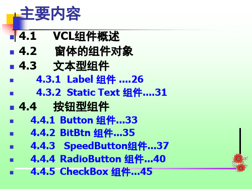 4  常用组件(VCL Forms)