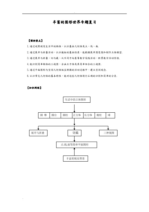 丰富的图形世界专题复习(含答案)