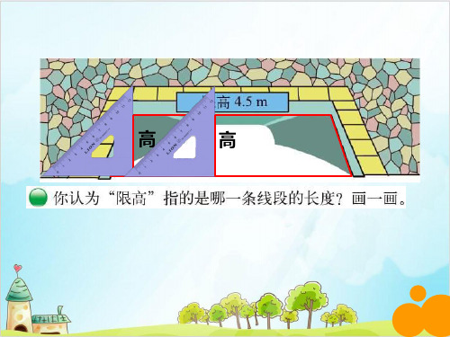 五年级上册数学 认识底和高北师大版1