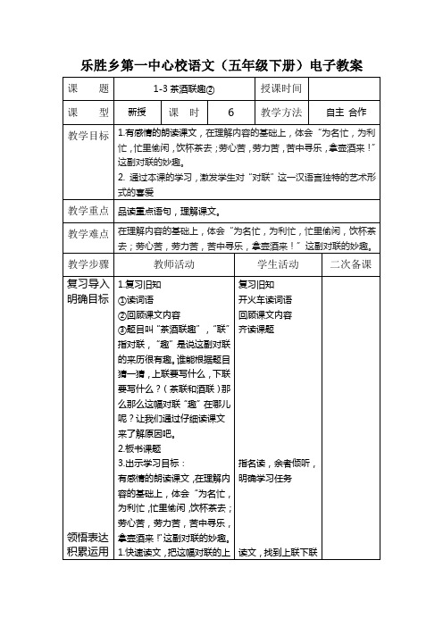 1-3茶酒联趣②