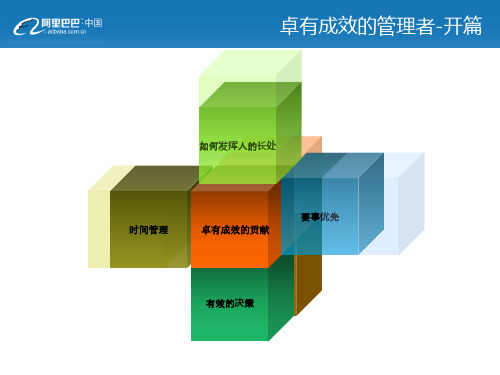 卓有成效的管理者-读书会分享-PPT课件