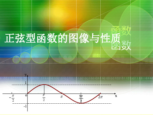 7.3.2正弦型函数图像和性质课件高一下学期数学人教B版