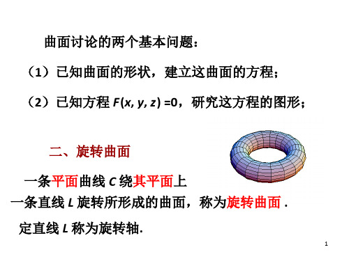 《高数空间解析几何》PPT课件