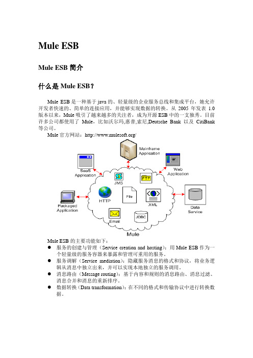 MuleESB简介