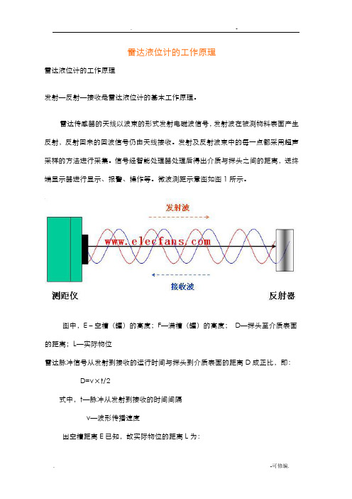 雷达液位计的工作原理