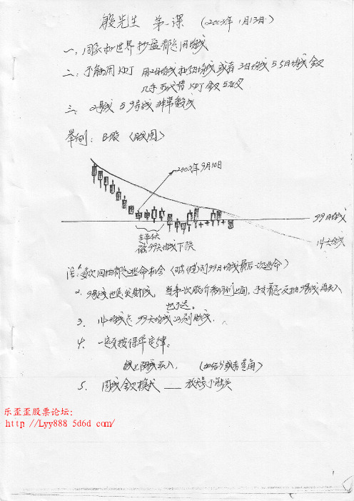 殷保华_内部培训笔记一