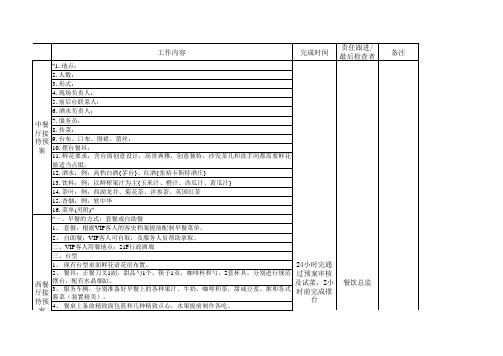 五星星评接待方案